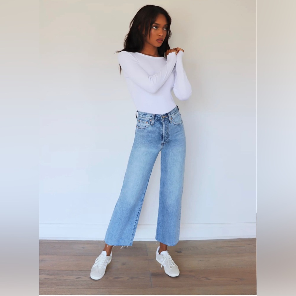 Denim Forum
The Farrah High Rise Wide Leg